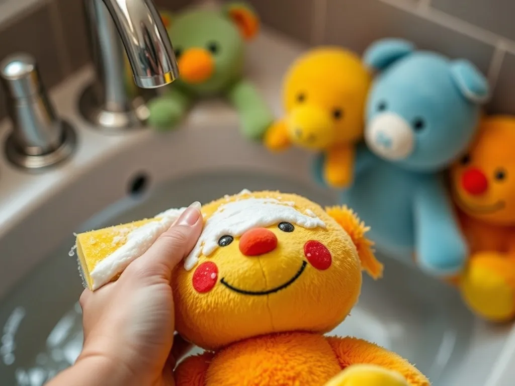 Jak wyczyścić pluszowe zabawki grające?