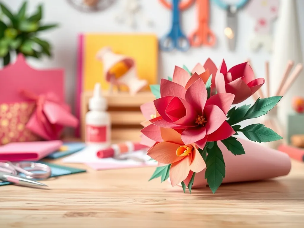 Jak zrobić prezent z papieru dla mamy?