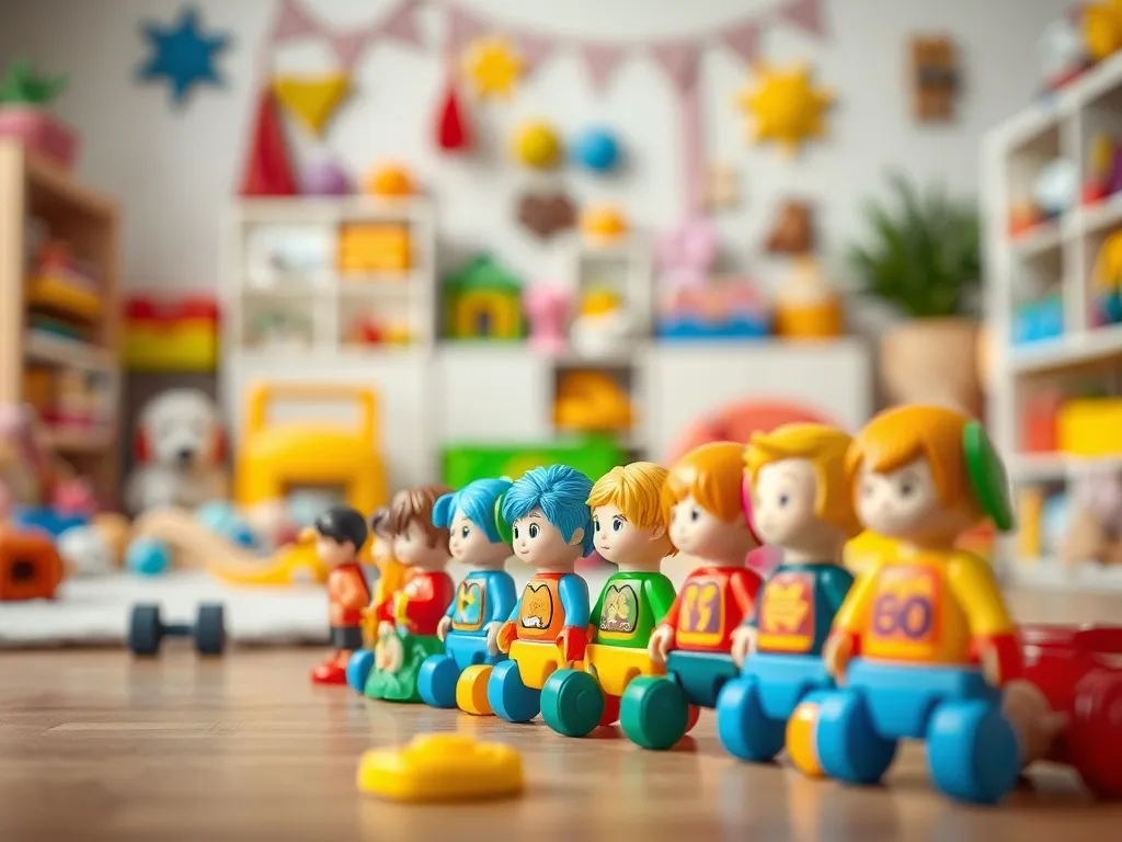 Dlaczego dziecko układa zabawki w rzędzie?